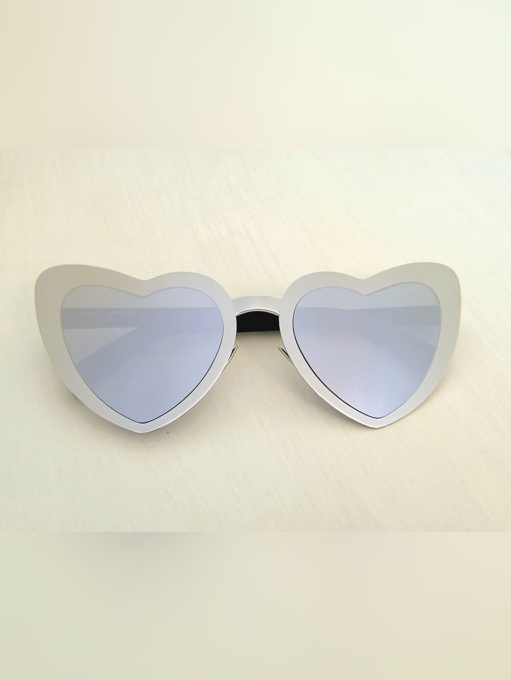 Saint Laurent Loulou Silver Mirror Chrome Women’s Sunglasses - Like New!
